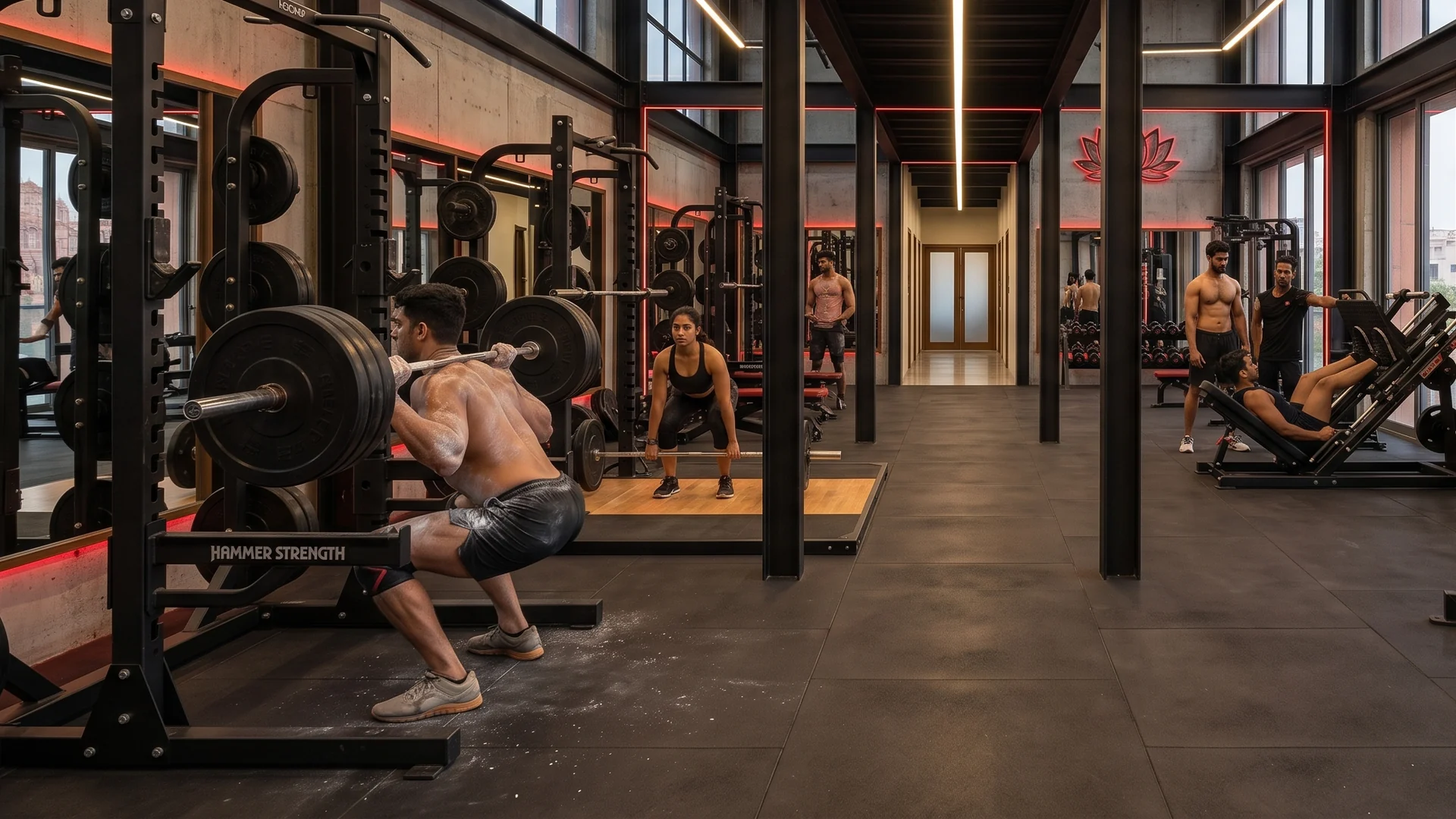 Premium industrial gym
