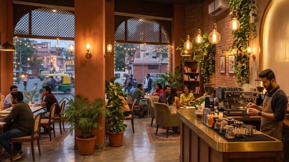 Café Aurora restaurant concept homepage